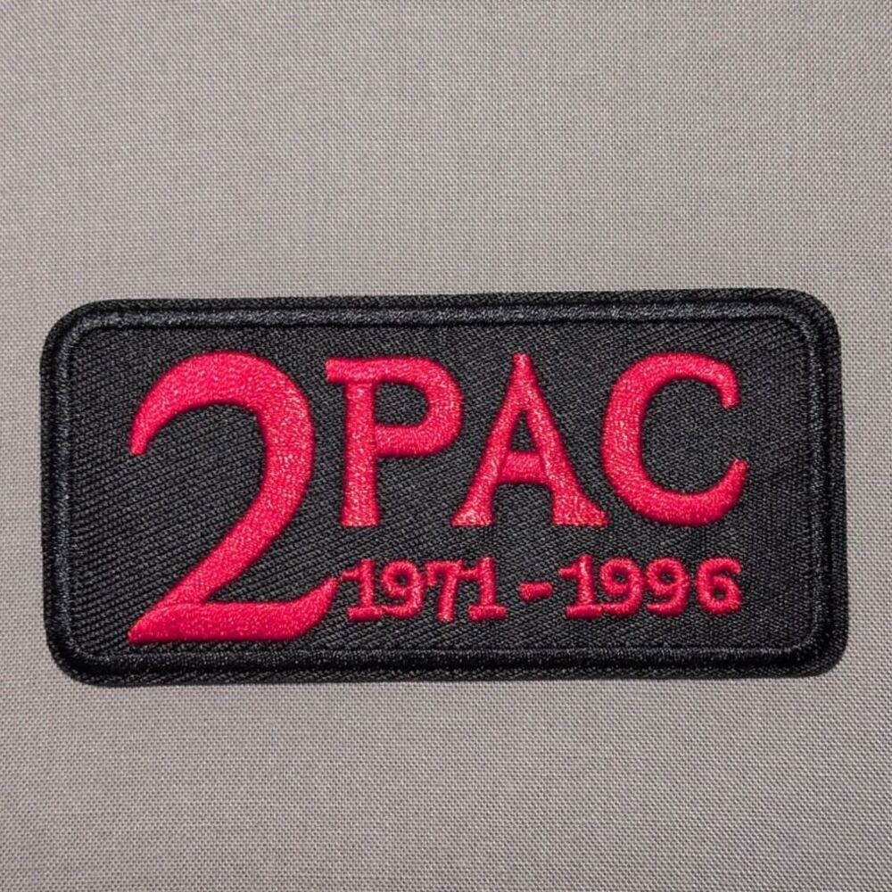 2PAC 1971-1996 Embroidered Iron On Patch | Rap Hip Hop Music Patch
